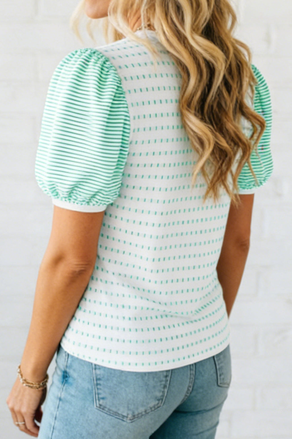 Planted & Flourishing Mixed Puff Knit