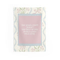Satisfied in Him Vintage Bow Tapestry