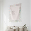 Loved Beyond Measure Patchwork Floral Tapestry