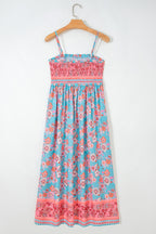Serene Grace Smocked Floral Maxi