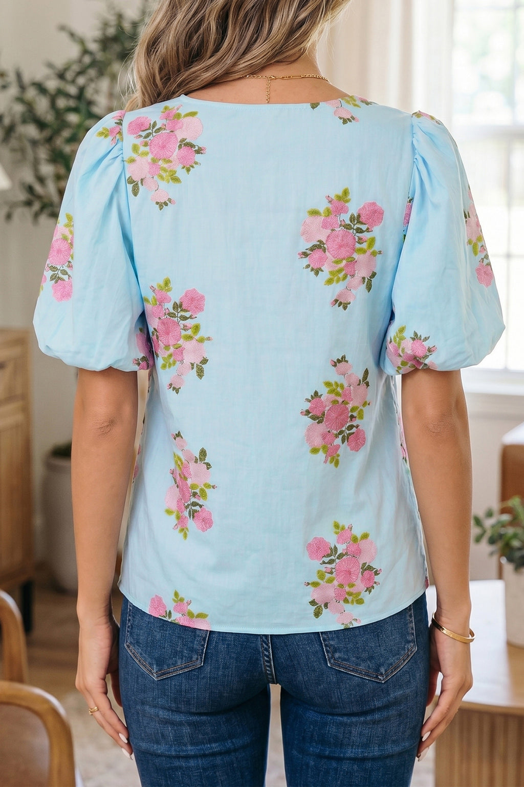 New Mercies Gingham Blouse