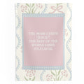 Satisfied in Him Vintage Bow Tapestry