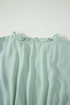 Aqua Tiered Maxi Dress