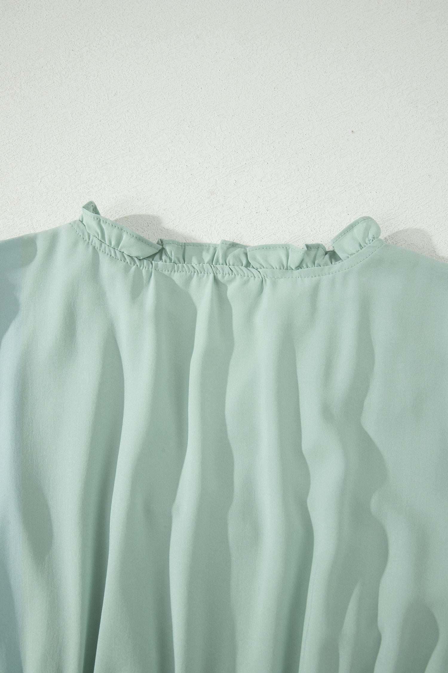 Aqua Tiered Maxi Dress