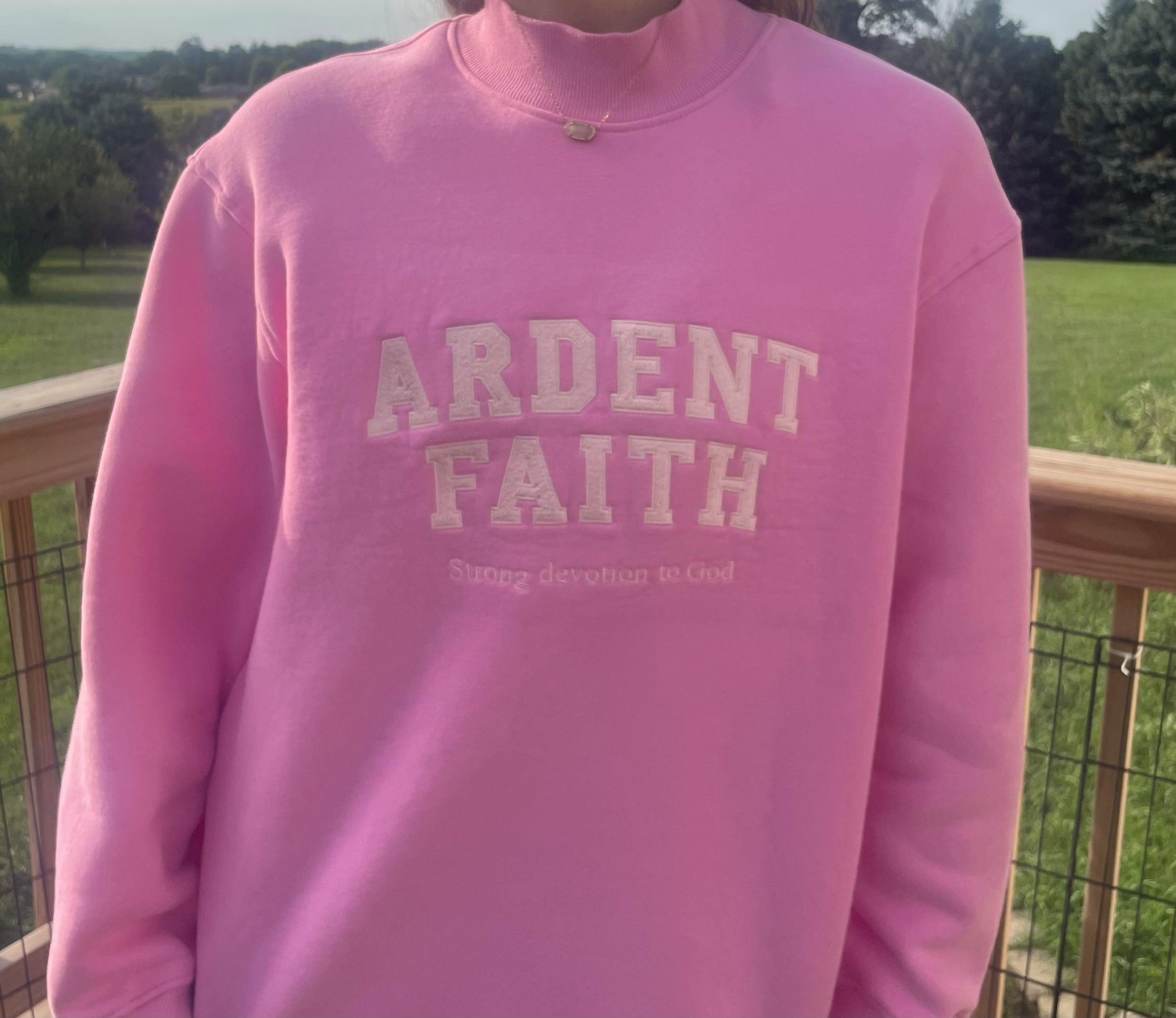 The Ardent Faith Embroidered Mockneck (PRE ORDER)