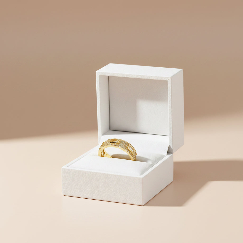 The Crimson & Clay Threefold Promise Ring