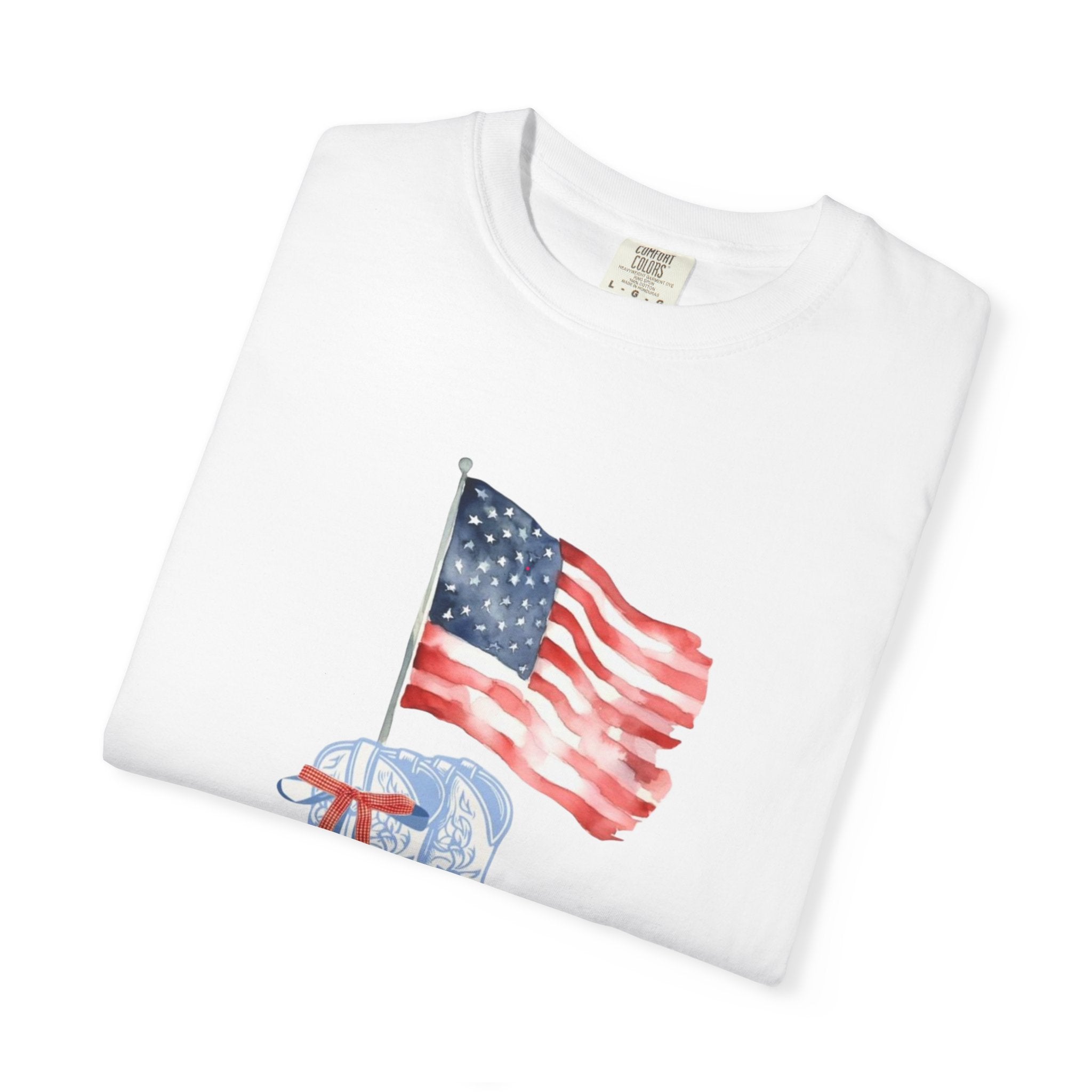 Freedom Found in Him Patriotic Tee