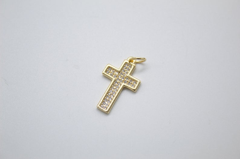 The Everlasting Light Pave Cross Pendant