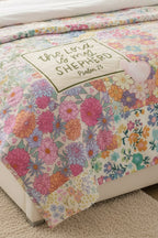 The Lord Is My Shepherd Garden Throw