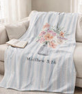 Let Your Light Bloom™ Matthew 5:16 Floral Faith Blanket