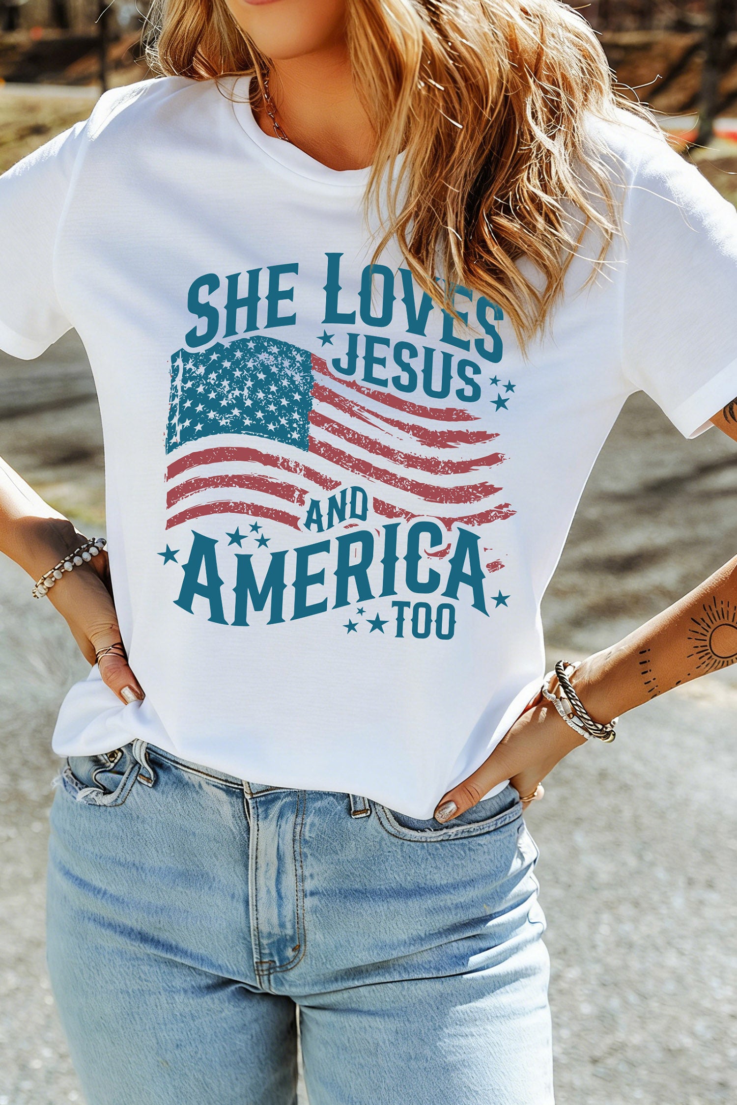 Proverbs & Patriotism Vintage Tee