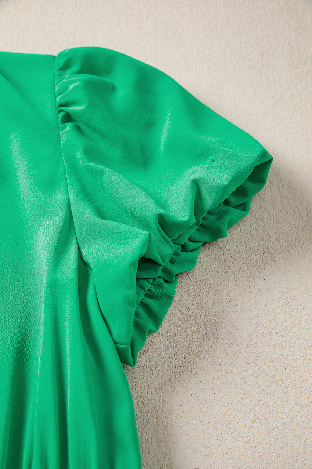 Bright Green Tiered Maxi Dress