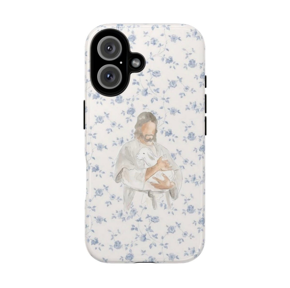 The Good Shepherd | Dainty Blue Floral Tough Case