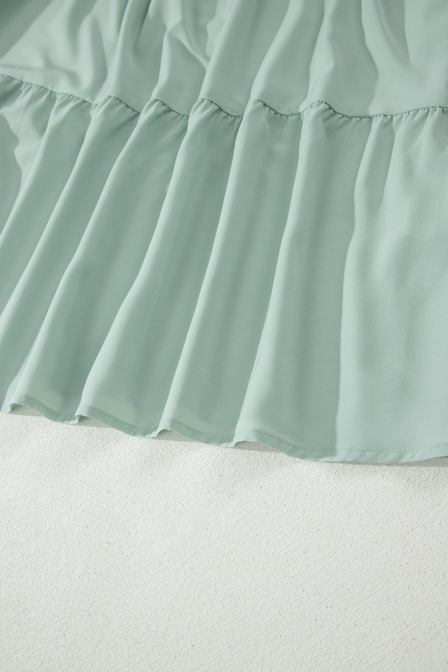 Aqua Tiered Maxi Dress