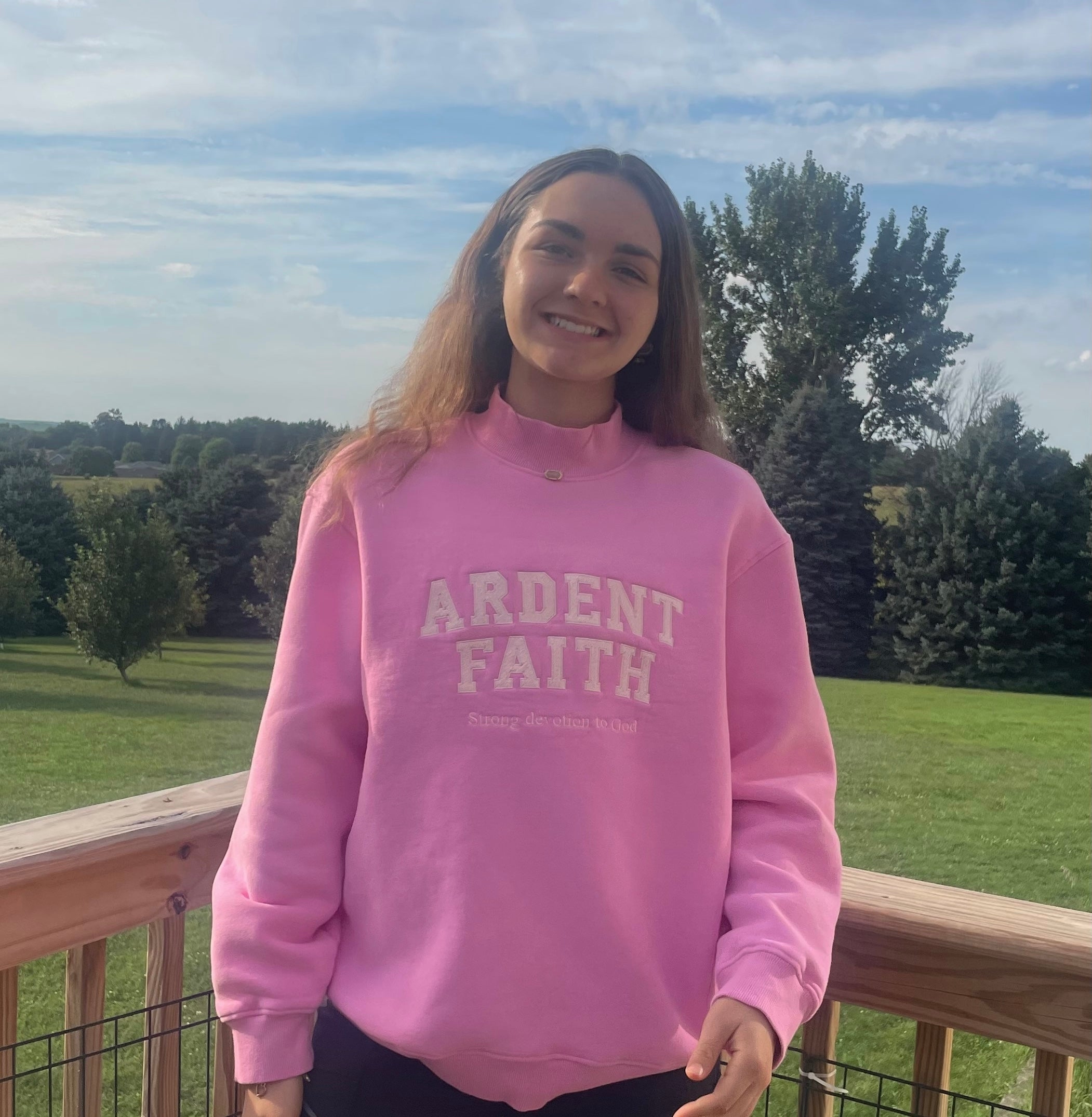 The Ardent Faith Embroidered Mockneck (PRE ORDER)