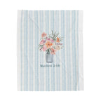 Let Your Light Bloom™ Matthew 5:16 Floral Faith Blanket