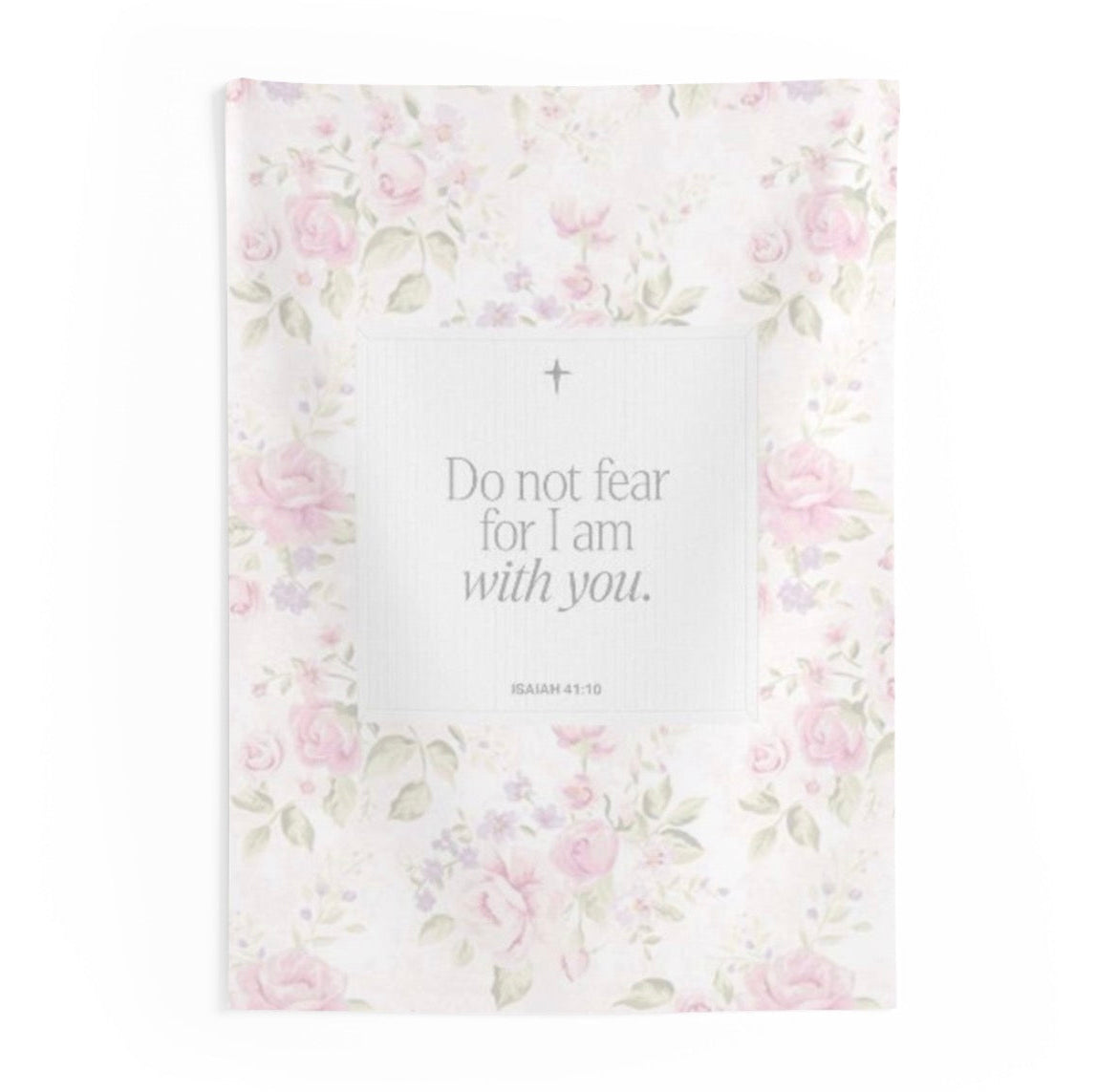 Do Not Fear Delicate Floral Tapestry