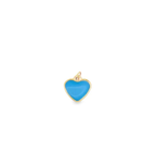 The Ocean of Grace Enamel Heart Pendant
