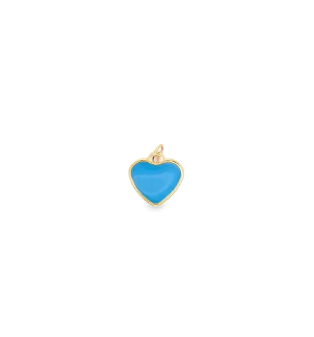 The Ocean of Grace Enamel Heart Pendant
