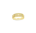 The Crimson & Clay Threefold Promise Ring