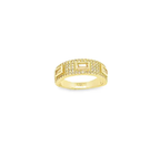 The Crimson & Clay Threefold Promise Ring