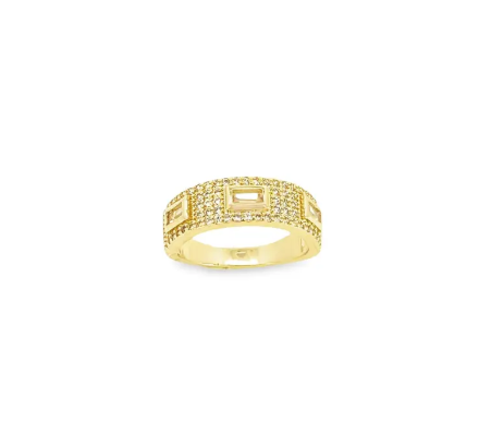 The Crimson & Clay Threefold Promise Ring
