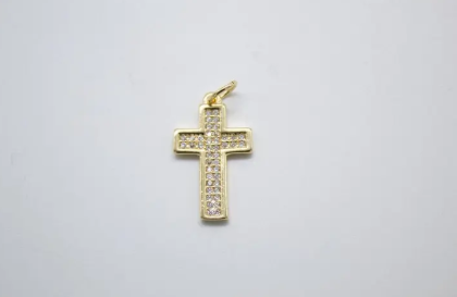 The Everlasting Light Pave Cross Pendant