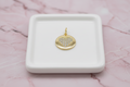 Guard Your Heart Pave Disc Pendant