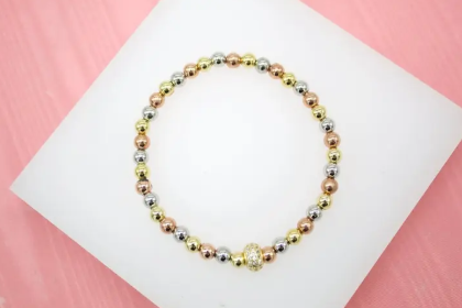The Trinity Covenant Tri-Color Beaded Bracelet