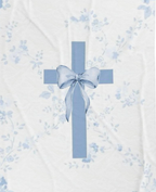The Coquette Cross Floral Throw