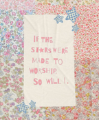 The Starry Worship Patchwork Throw