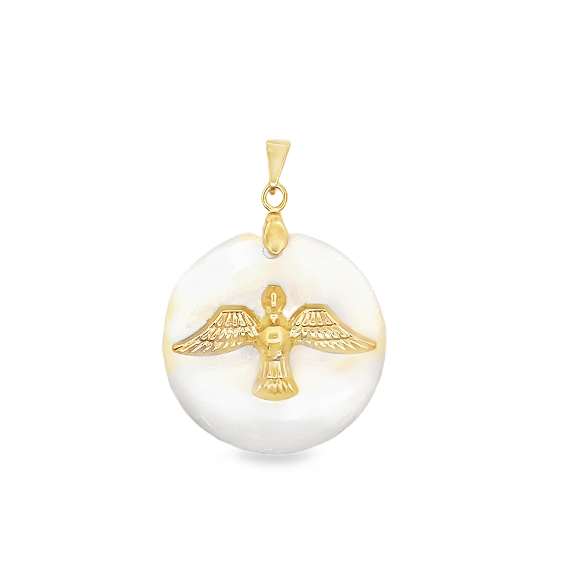 Round Dove Pendant-0