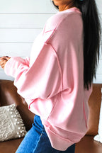 Eternal Love Ribbed Bow Sweatshirt