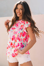 Blooming Faith Smocked Floral Top