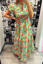 Joyful Spirit Tiered Floral Dress