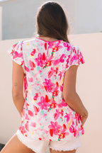Blooming Faith Smocked Floral Top